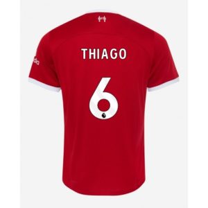 Liverpool Fotballdrakt Herre Thiago Alcantara #6 Hjemmedrakt 2023-24 Kortermet