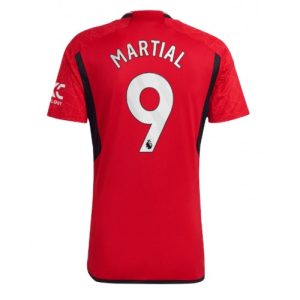 Manchester United Fotballdrakt Herre Anthony Martial #9 Hjemmedrakt 2023-24 Kortermet