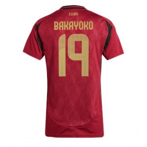 EM 2024 Belgia Johan Bakayoko #19 Hjemmedrakt Dame Kortermet Fotballdrakt