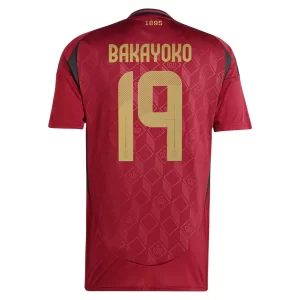 EM 2024 Belgia Johan Bakayoko #19 Hjemmedrakt Herre Kortermet Fotballdrakt