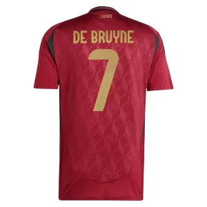 EM 2024 Belgia Kevin De Bruyne #7 Hjemmedrakt Herre Kortermet Fotballdrakt