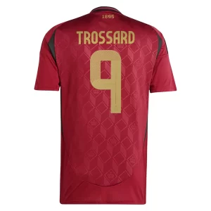 EM 2024 Belgia Leandro Trossard #9 Hjemmedrakt Herre Kortermet Fotballdrakt