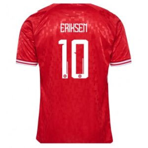 EM 2024 Danmark Christian Eriksen #10 Hjemmedrakt Herre Kortermet Fotballdrakt