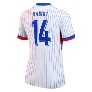 EM 2024 Frankrike Adrien Rabiot #14 Bortedrakt Dame Kortermet Fotballdrakt