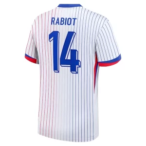 EM 2024 Frankrike Adrien Rabiot #14 Bortedrakt Herre Kortermet Fotballdrakt