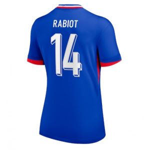 EM 2024 Frankrike Adrien Rabiot #14 Hjemmedrakt Dame Kortermet Fotballdrakt