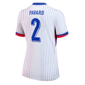 EM 2024 Frankrike Benjamin Pavard #2 Bortedrakt Dame Kortermet Fotballdrakt