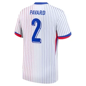 EM 2024 Frankrike Benjamin Pavard #2 Bortedrakt Herre Kortermet Fotballdrakt