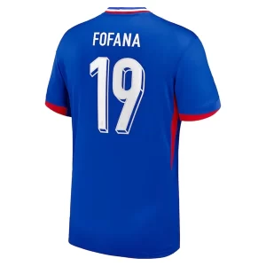 EM 2024 Frankrike Fofana #19 Hjemmedrakt Herre Kortermet Fotballdrakt