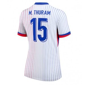 EM 2024 Frankrike Marcus Thuram #15 Bortedrakt Dame Kortermet Fotballdrakt