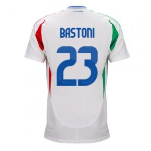 EM 2024 Italia Alessandro Bastoni #23 Bortedrakt Herre Kortermet Fotballdrakt