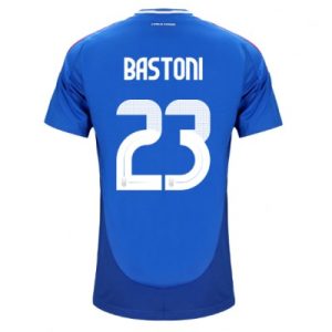 EM 2024 Italia Alessandro Bastoni #23 Hjemmedrakt Herre Kortermet Fotballdrakt