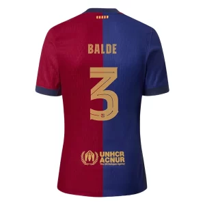 Kjøpe 2024-2025 FC Barcelona Hjemmedrakt Alejandro Balde #3 Herre Kortermet Fotballdrakt