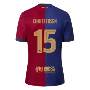 Kjøpe 2024-2025 FC Barcelona Hjemmedrakt Andreas Christensen #15 Herre Kortermet Fotballdrakt