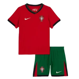 Kjøpe EM 2024 Portugal Hjemmedrakt Barn Fotballdraktsett