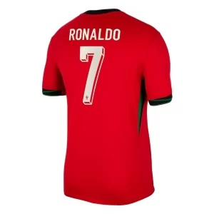 Kjøpe EM 2024 Portugal Hjemmedrakt Cristiano Ronaldo #7 Herre Kortermet Fotballdrakt