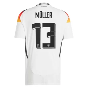 Kjøpe EM 2024 Tyskland Hjemmedrakt Thomas Müller #13 Herre Kortermet Fotballdrakt